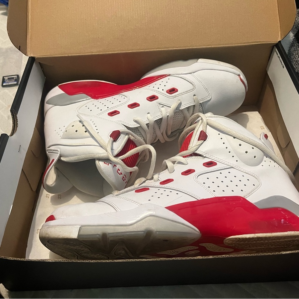 red & white jordan 6-17-23’s size 13